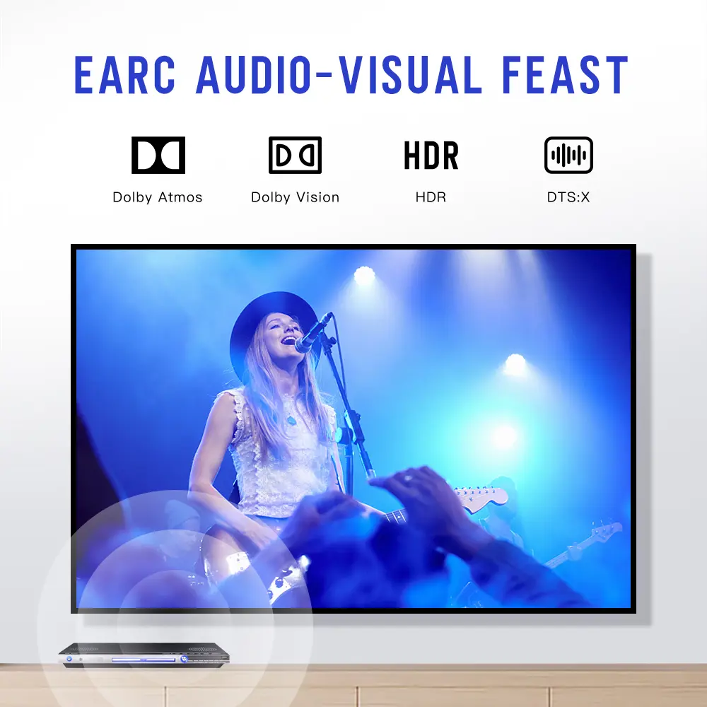 Echorin 8K Ultra High Speed HDMI 2.1 Kablo (4.5 Metre) - 48Gbps Sertifikalı