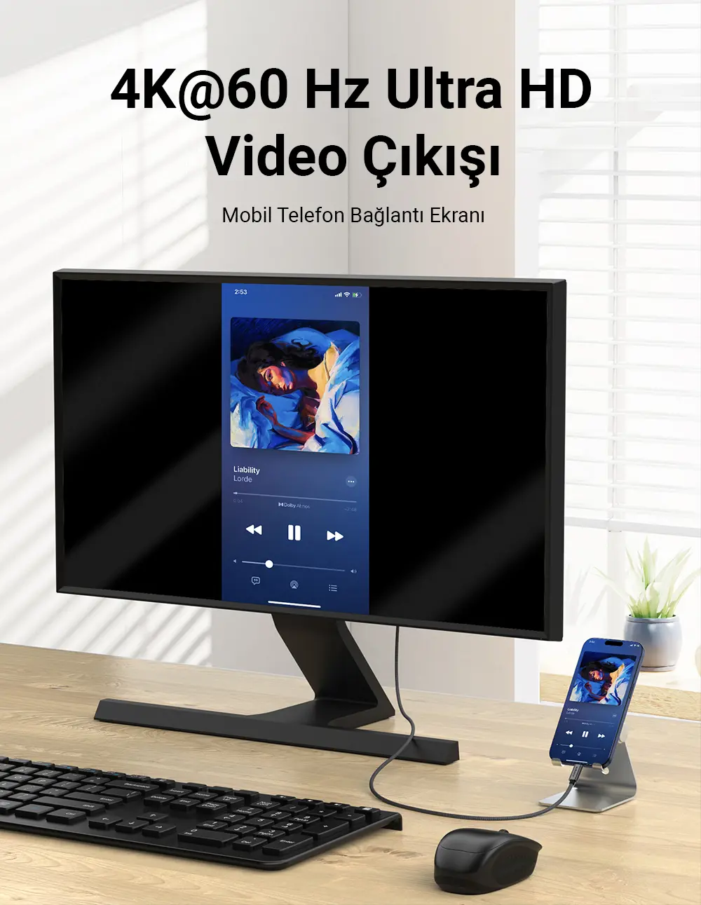 Echorin 240W Type-C to Type-C PD 3.1 Ultra Hızlı Şarj Kablosu (1 Metre)