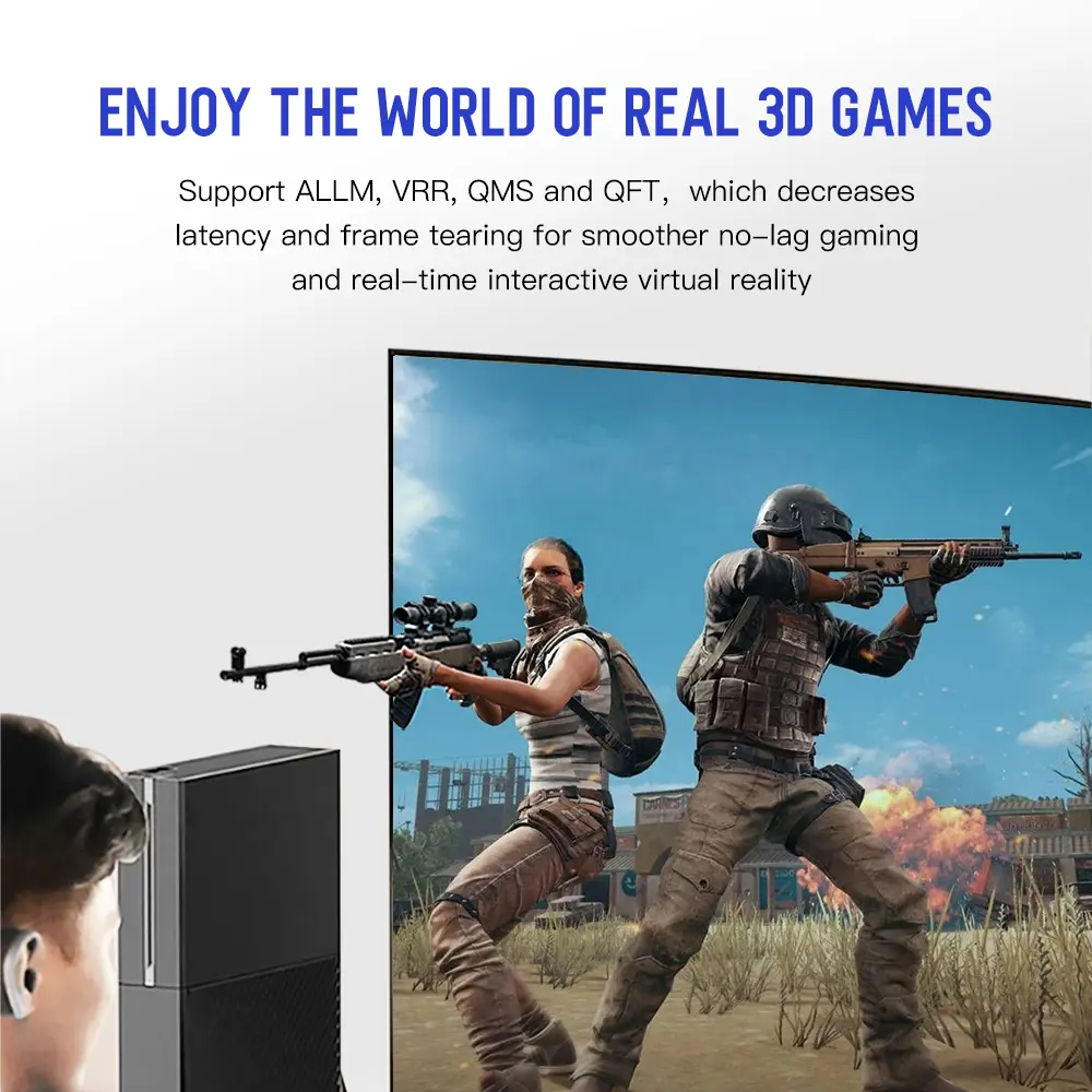 Echorin 8K Ultra High Speed HDMI 2.1 Kablo (4.5 Metre) - 48Gbps Sertifikalı